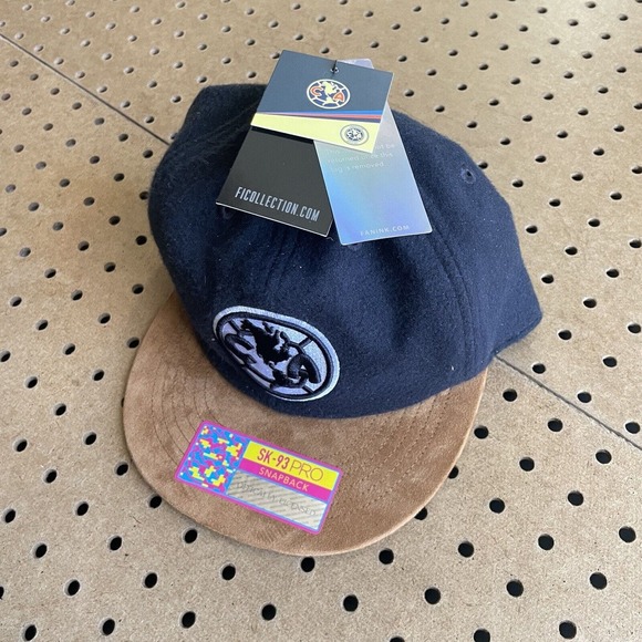 NWT Fan Ink Club America SK-93 Pro Lafayette Snapback Hat Cap Suede SAMPLE - Picture 3 of 10